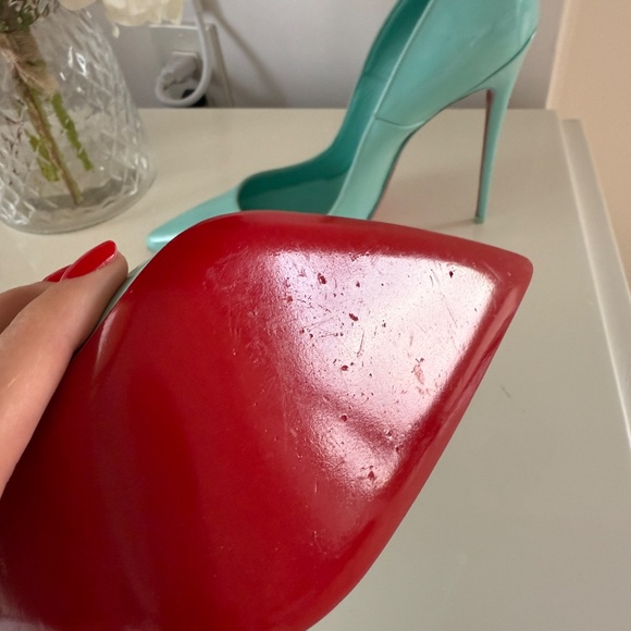 Christian Louboutin Tiffany Blue Heels – Never Worn on the street - Picture 4 of 6